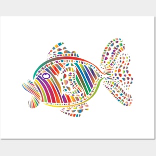 Colorful Fish Posters and Art